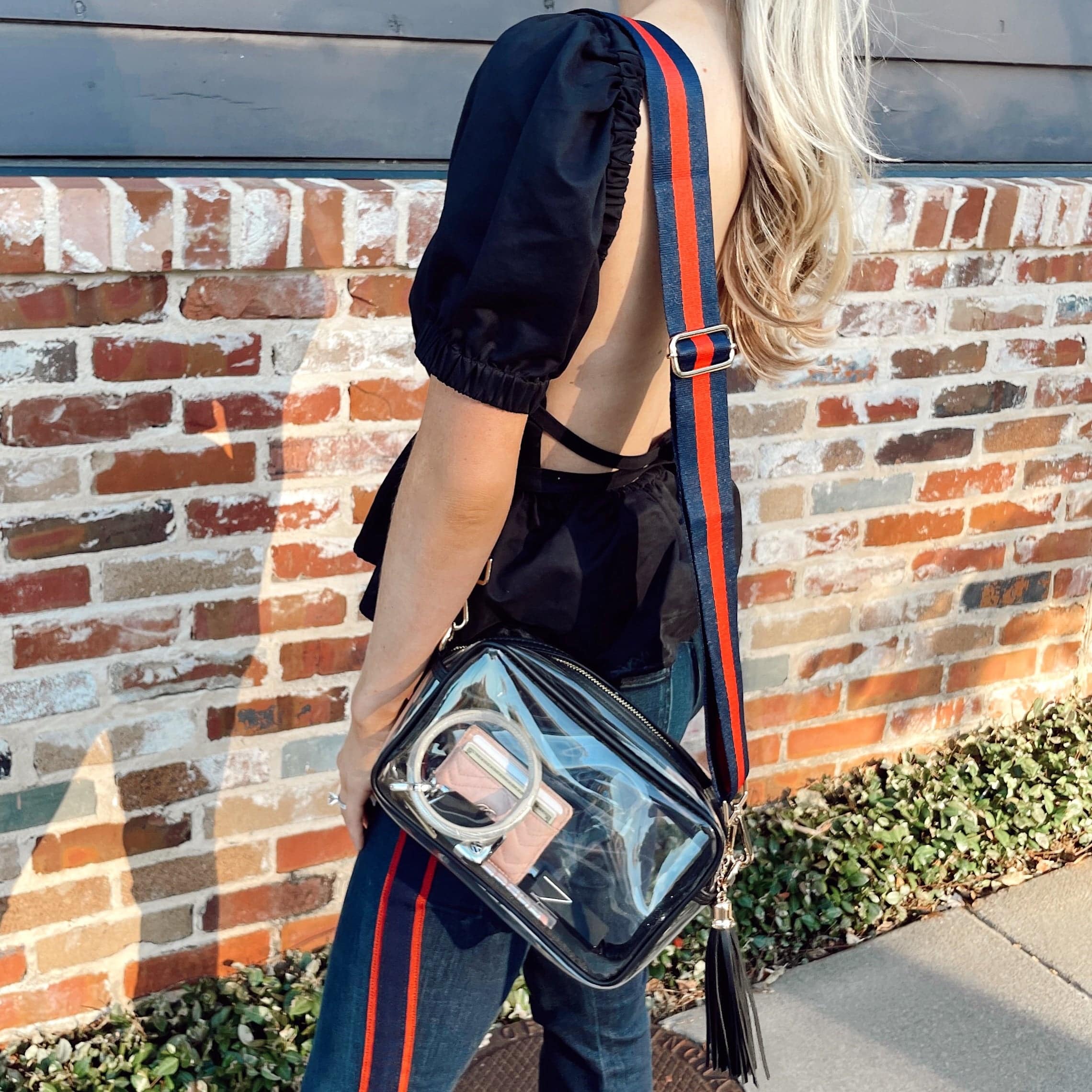 Threaded Pear – wholesale Crossbody bag – Women's – Clear Courtney | Choose Your Strap3