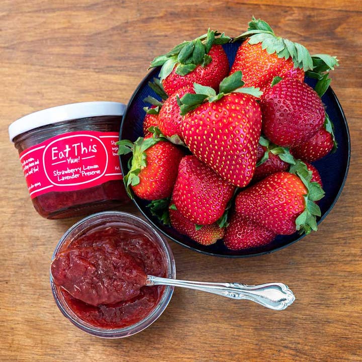 Eat This Yum - Wholesale Jam/Jelly - Strawberry Lemon Lavender Preserve