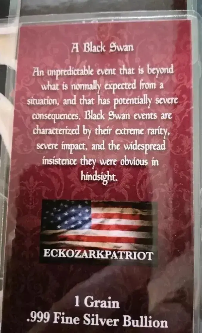 ECK Ozark Patriot - Wholesale Keepsake Coin/Token - Donald Trump Fine Silver Bullion Bar Black Swan Event Q2