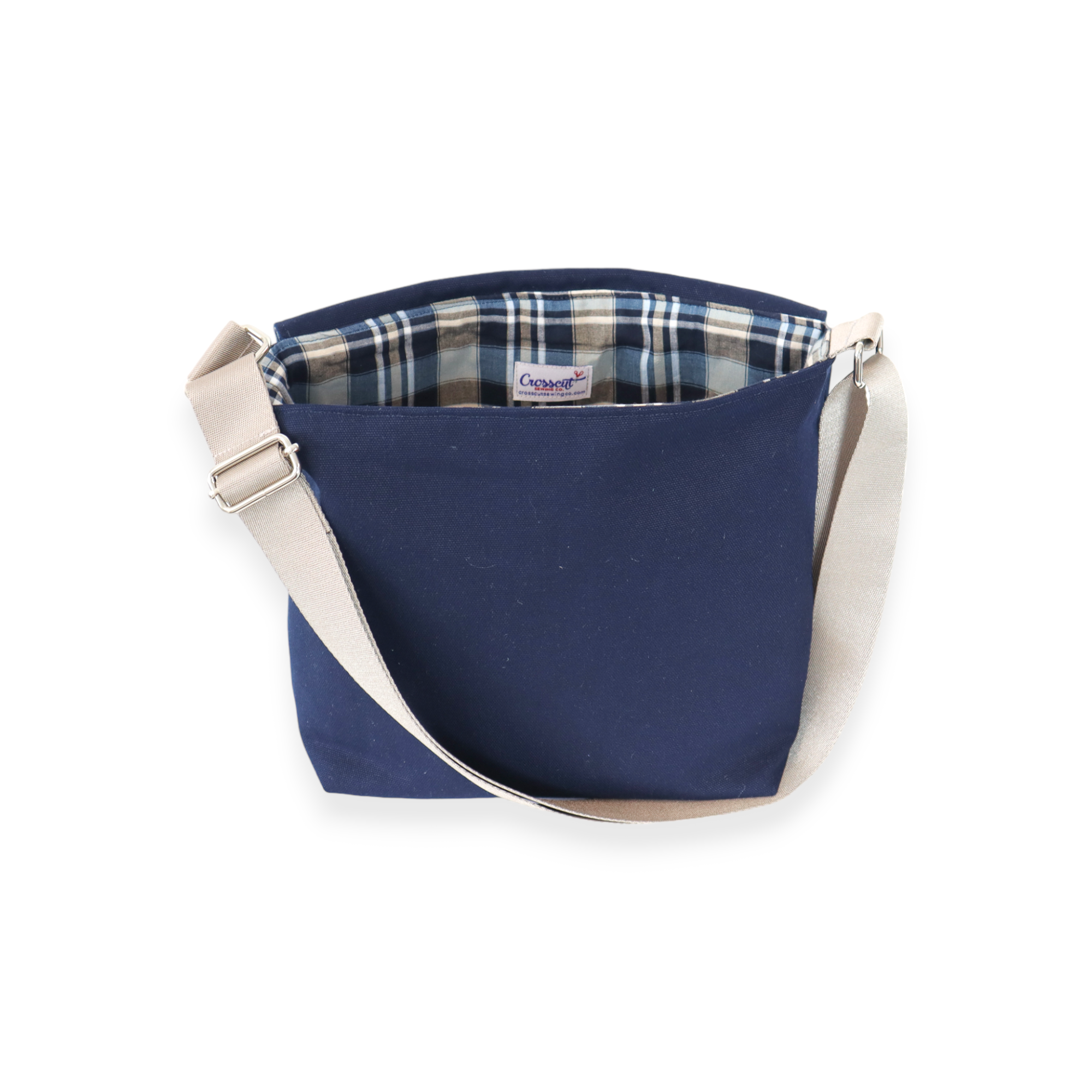 Crosscut Sewing Co. - Wholesale DIY Craft Kit - Messenger Bag Sewing Kit - DIY Beginner Sewing Project Kit Kids and Adults50