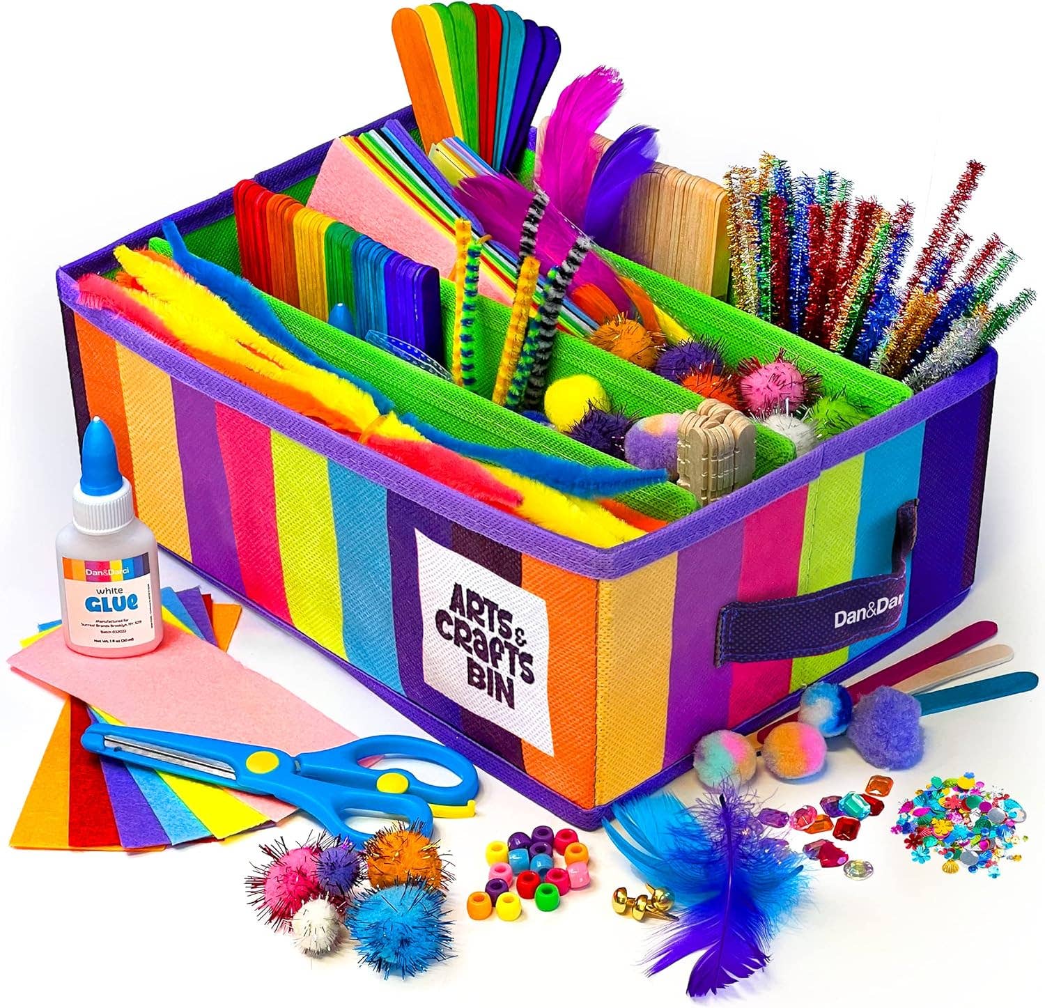 Dan&Darci - Wholesale DIY Craft Kit - Kids - Arts & Crafts Supplies Kit  - with Storage Bin7