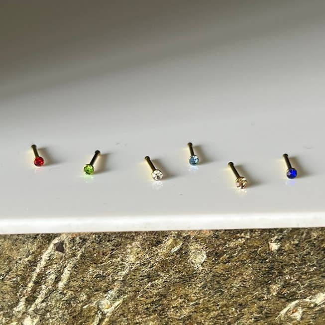 VIE – wholesale Nose ring – Nose Ring Collection Box, 24 Pieces0