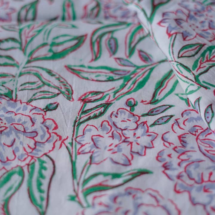 Annahmol - Wholesale Quilt - Kids & Baby - Wood Block Print Reversible Cotton Baby Blanket20