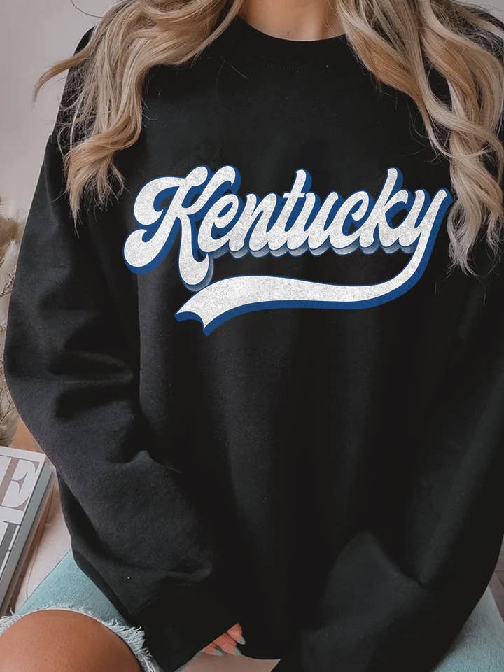 KENTUCKY GRAPHIC BRUSHED SWEATSHIRTS for wholesale by Rustee Clothing
