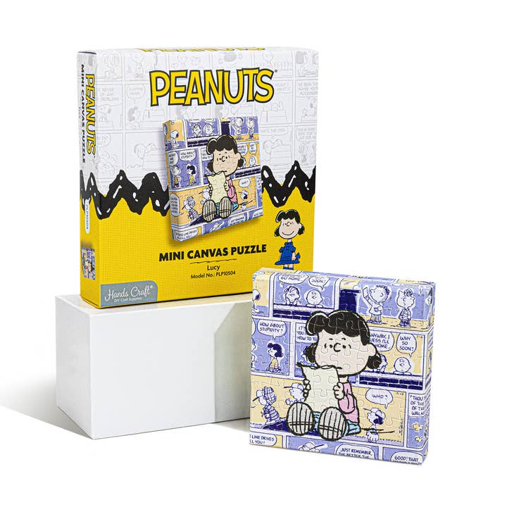 Peanuts® Mini Canvas Puzzle: Lucy for wholesale by Hands Craft