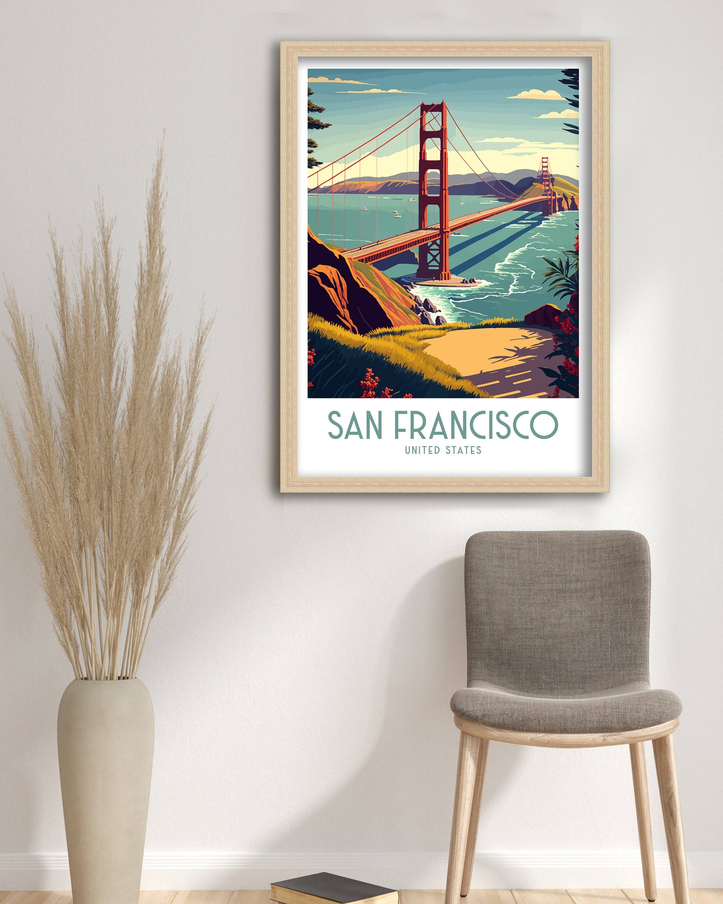 InkNPrintz – wholesale Poster – San Francisco Travel Poster2