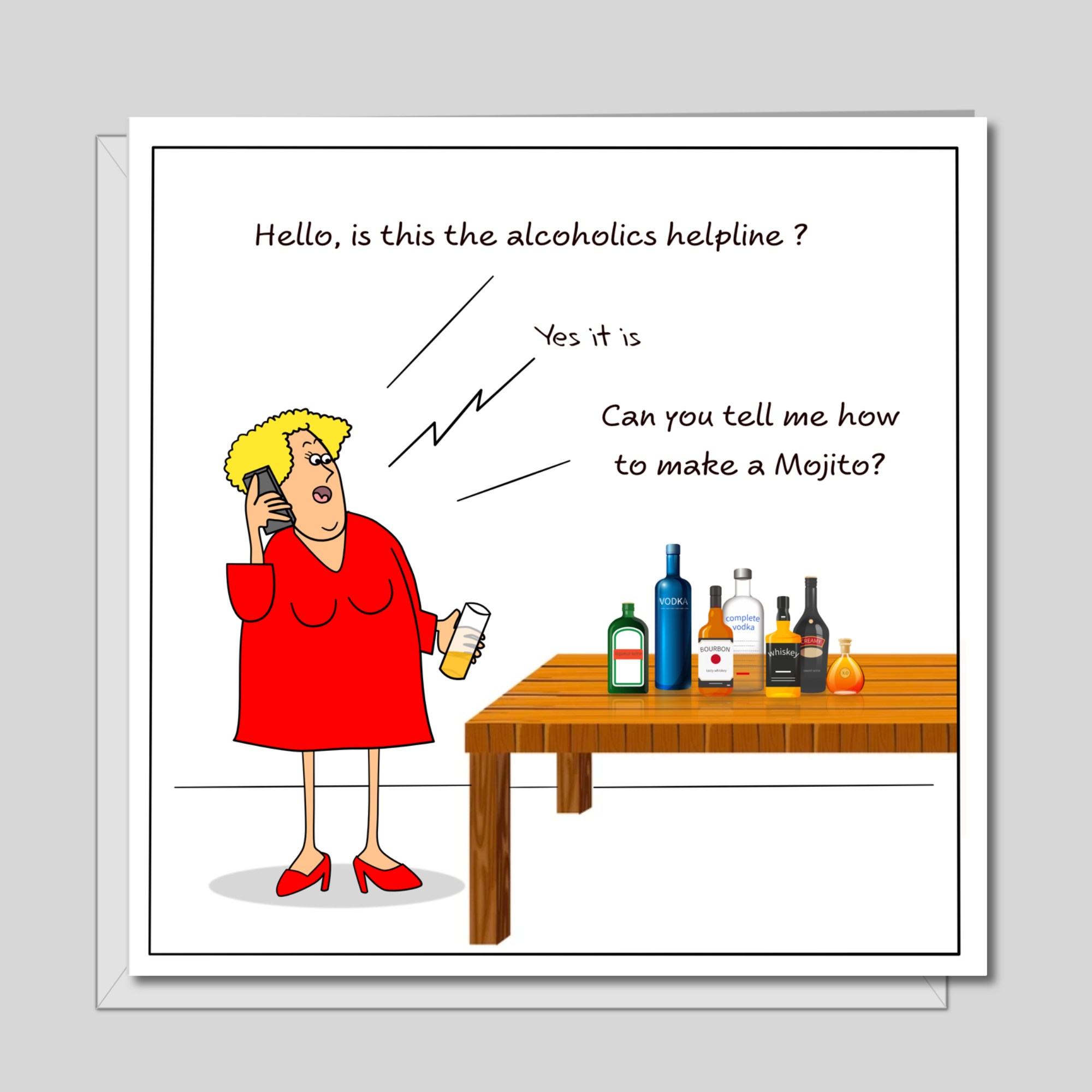 Swizzoo Cards – wholesale Birthday card – Funny Birthday Card Mother's Day Card for Mum Girl Friend Wife  - 40th 50th 60th Birthday  - Humor, humorous and fun - bad example1