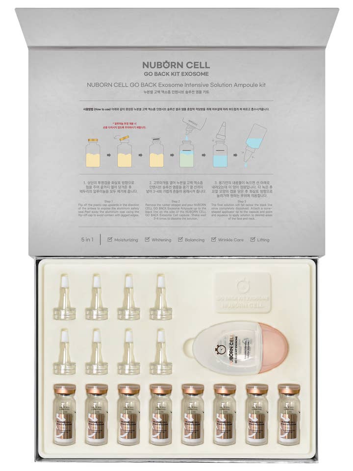 Nuborn Cell Go Back Exosome Intensive Solution Kit for wholesale by Nuvea