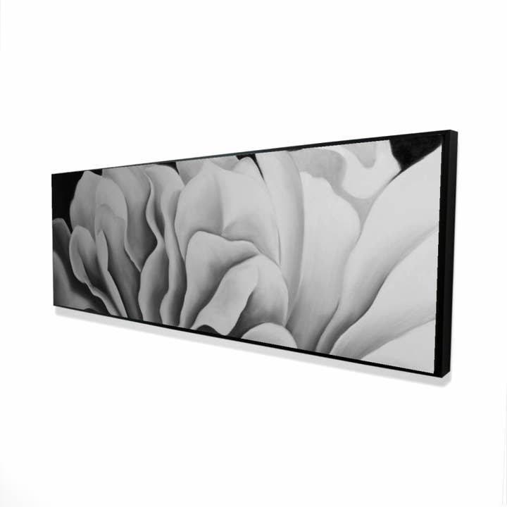 Mooie Zwart-Wit Bloemen Canvas | Woondecoratie Kunst voor wholesale door BEGIN HOME DECOR