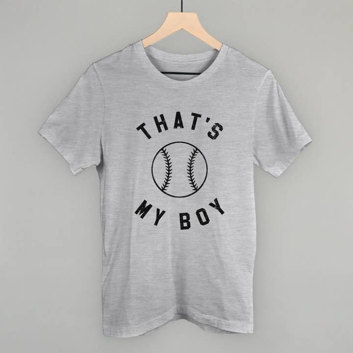 That's My Boy Baseball (Black} for wholesale by Ivy + Cloth