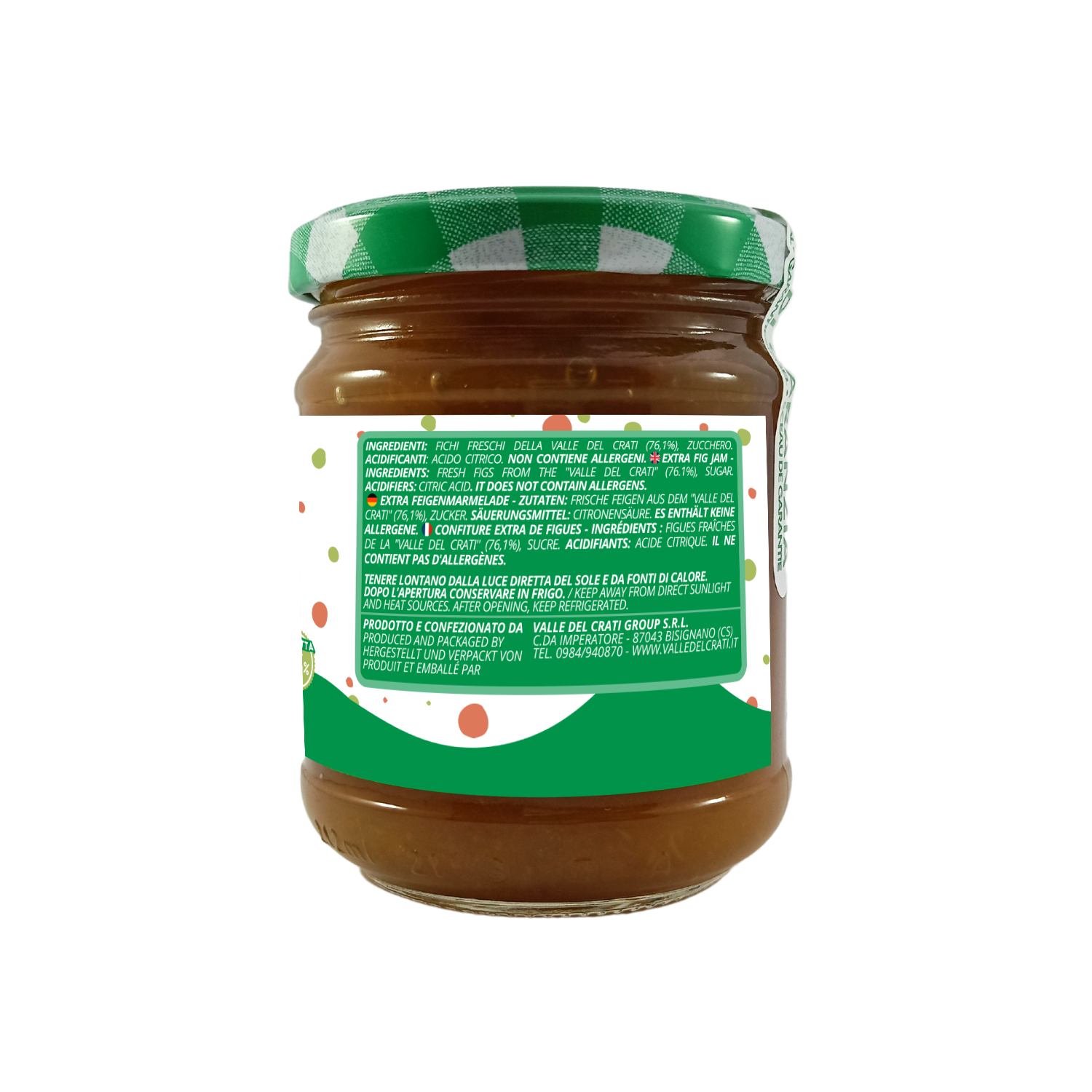 Valle del Crati Eccellenze Gastronomiche dal 1998 - Vendita all'ingrosso Marmellata/Gelatina - Confettura Extra di Fichi - Valle del Crati1