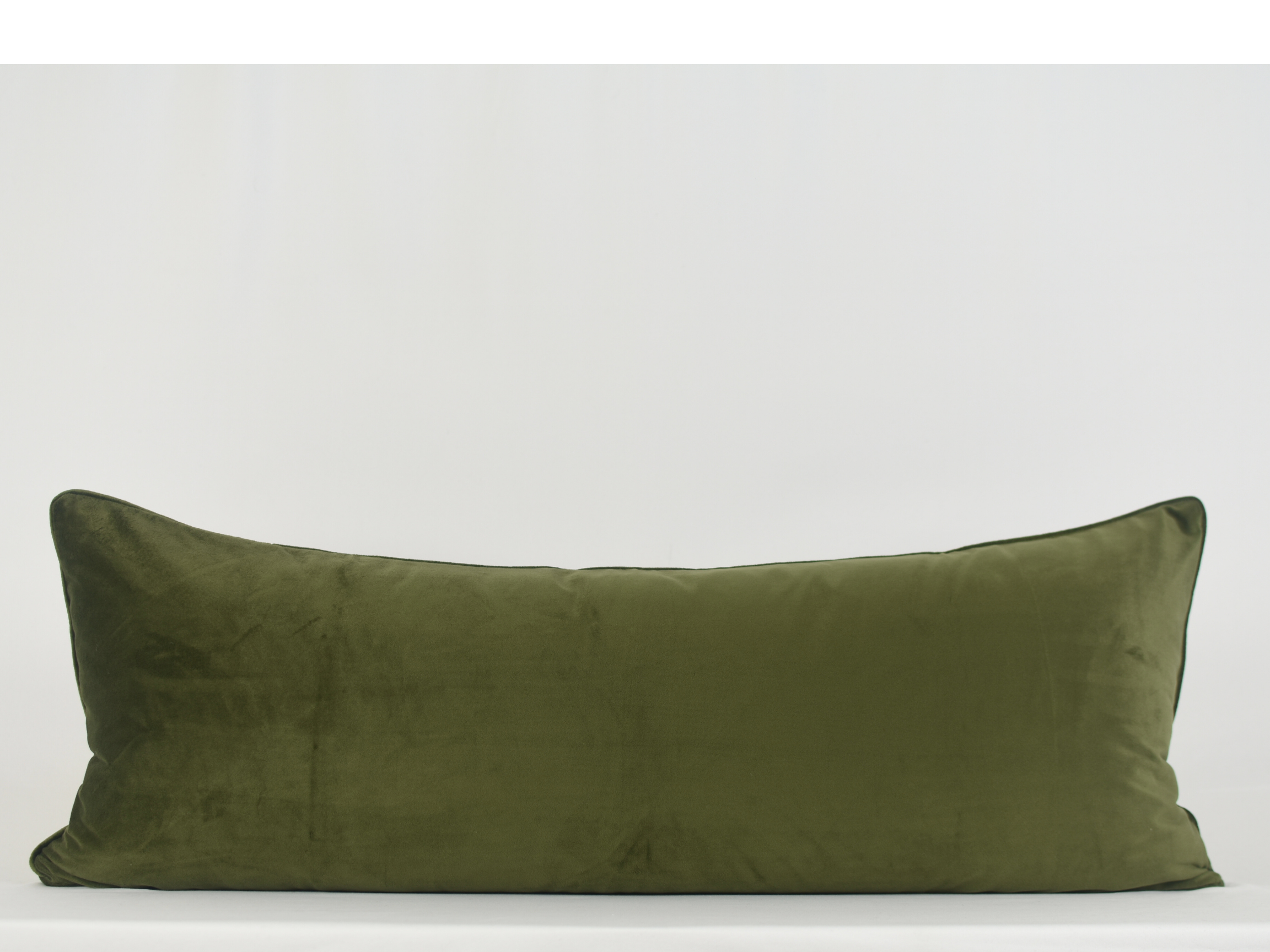 Xasmin Interiors LLC - Wholesale Throw Pillow Cover - Sidra Green Pillow - Solid Velvet Pillow with piping2