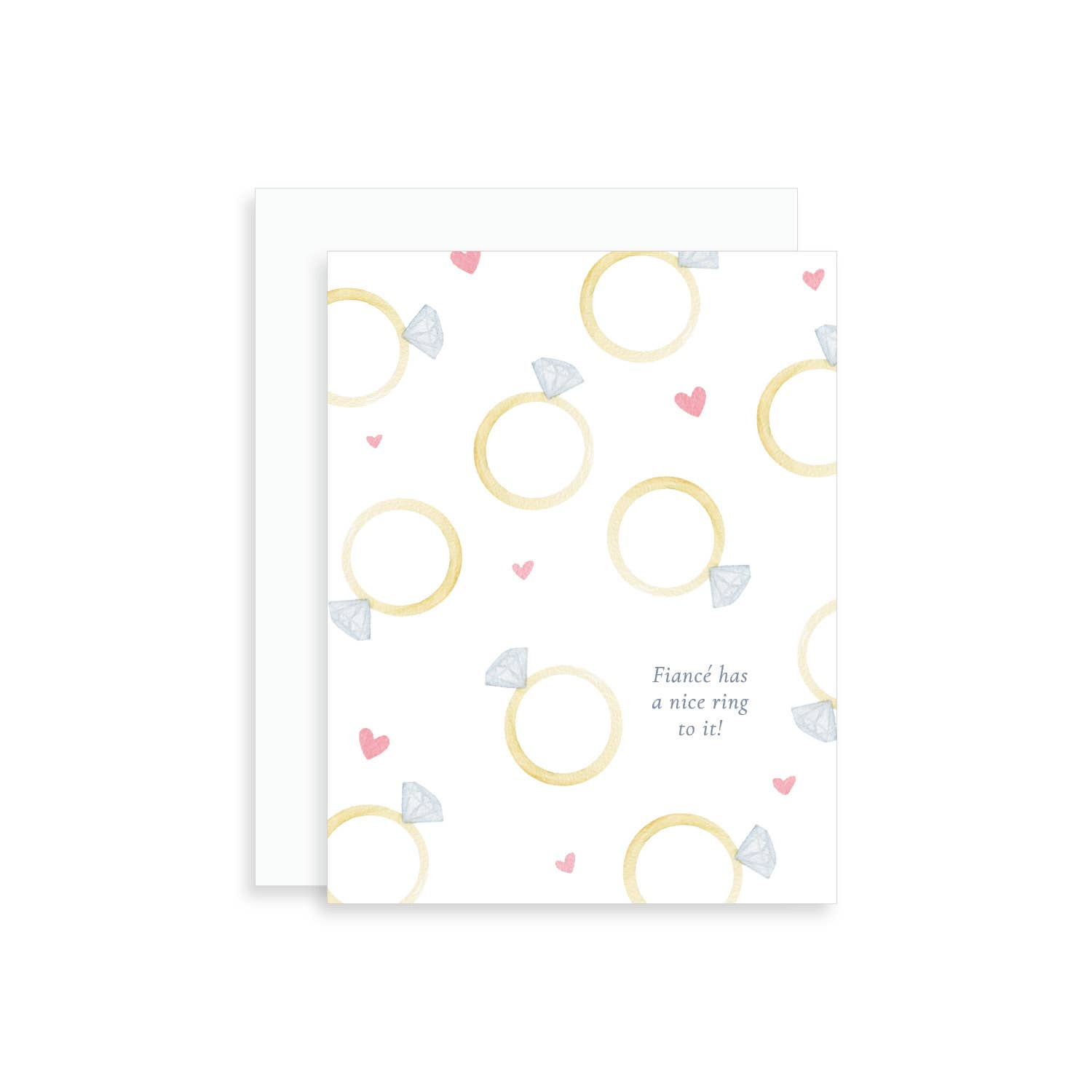 Korynne and Company - Wholesale Everyday Greeting Card - Fiancé Has a Nice Ring to It – Engagement Greeting Card2