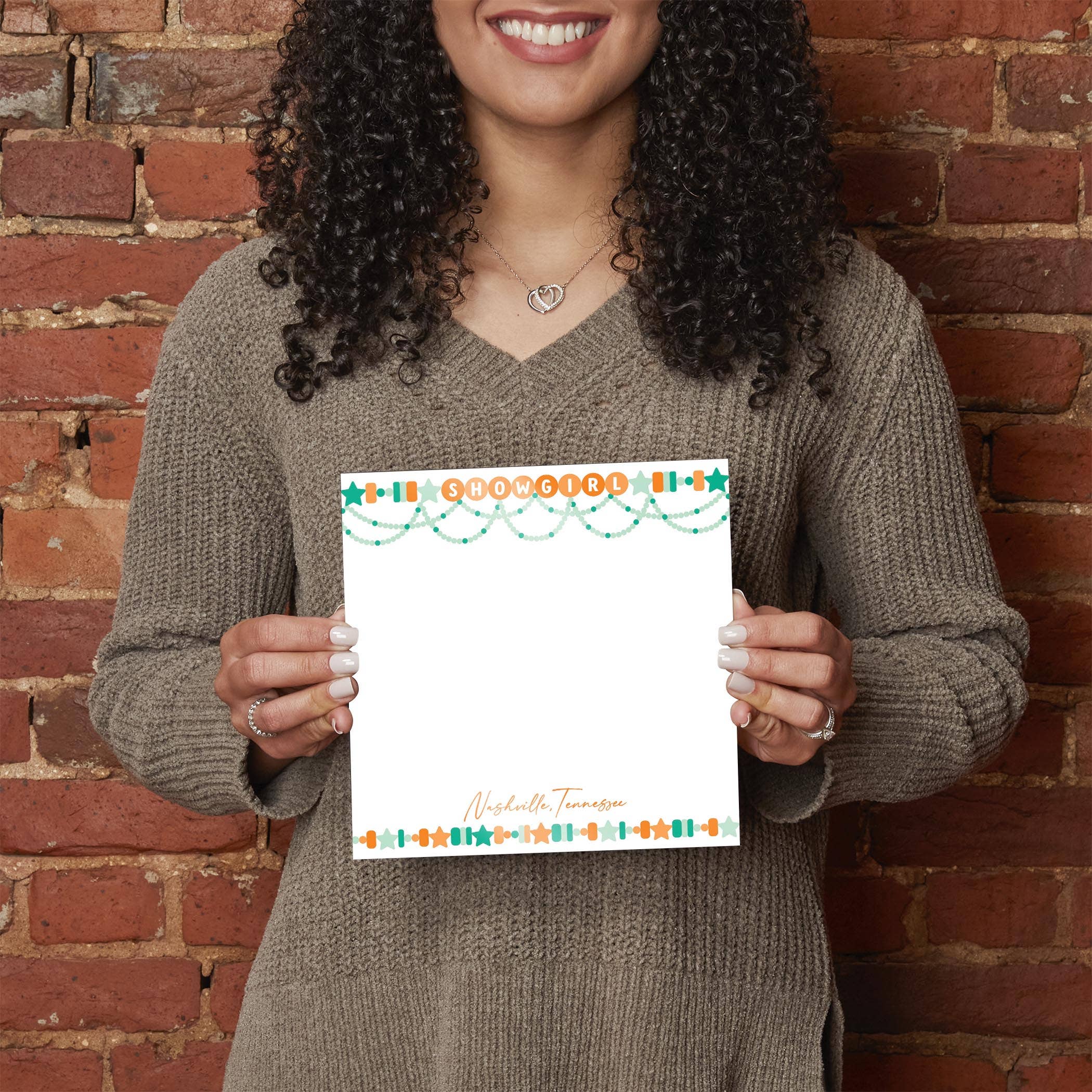 White 8x8 Glass Dry Erase-Love+Local Showgirl | Custom | City & State for wholesale on Faire2