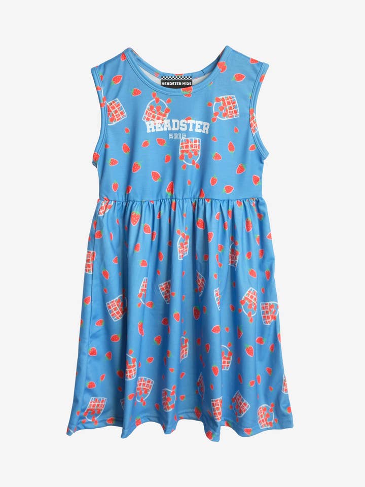Strawberry Fields Sleeveless Dress for wholesale by Headster Kids