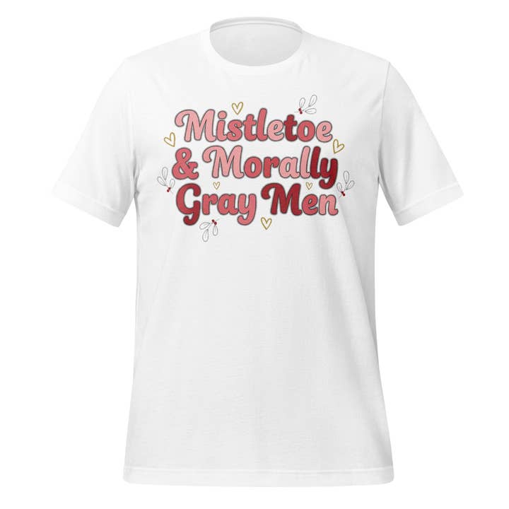 Mistletoe Morally Gray Men Tee for wholesale by MagicMerchEmporium