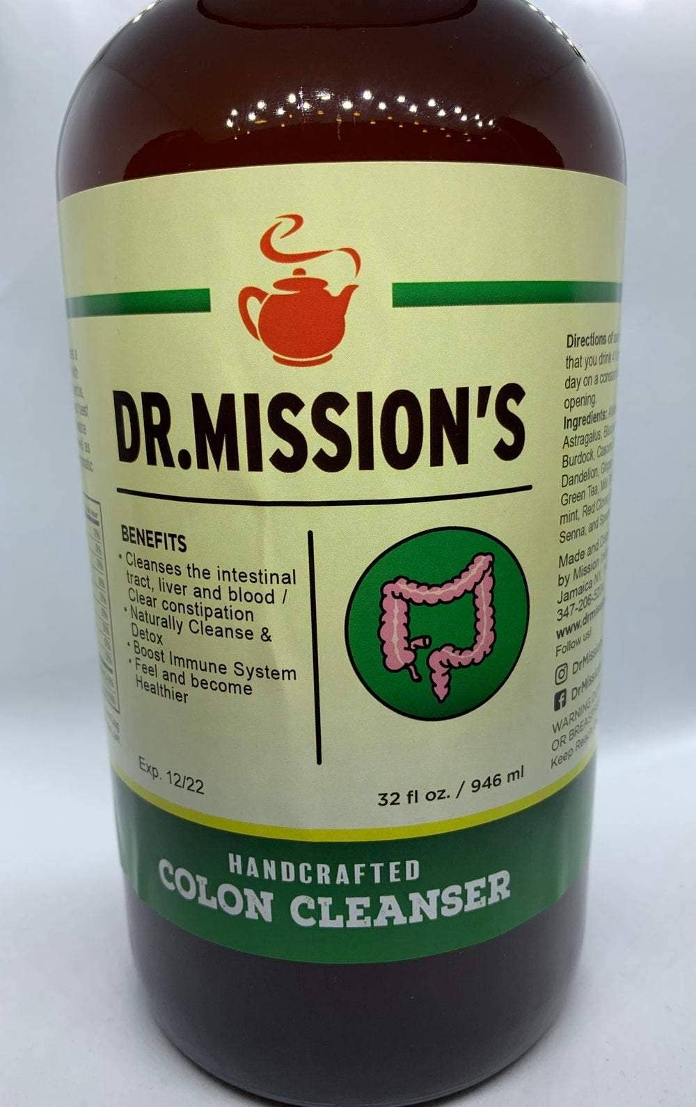 Life Gardening Tools - Venta al por mayor Suplementos/vitaminas para beber - Limpiador de Colon Dr. Mission 32oz6