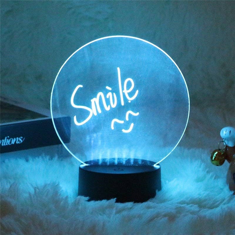 COLOR I 3D Erasable Night Light Message Board for wholesale on Faire4