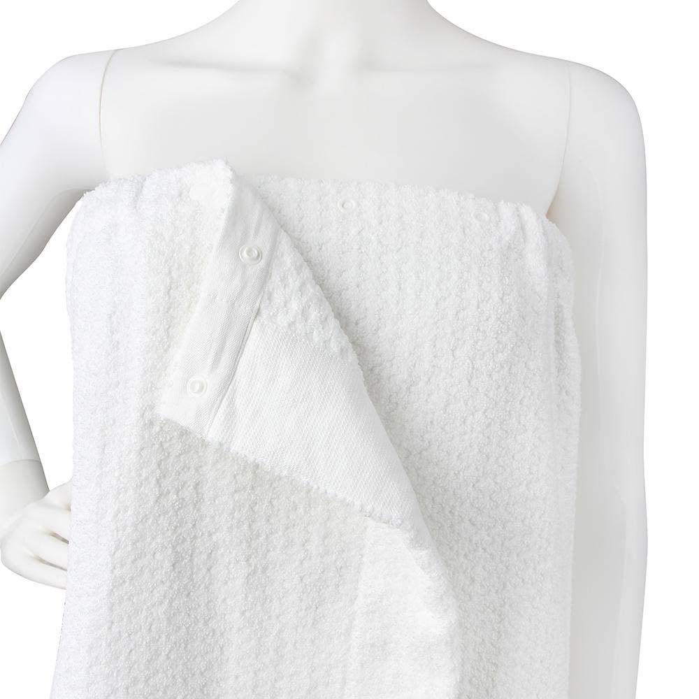 Everplush - Wholesale Bath Towel - Cozy Bath Wrap Towel - White (XS-SM)8