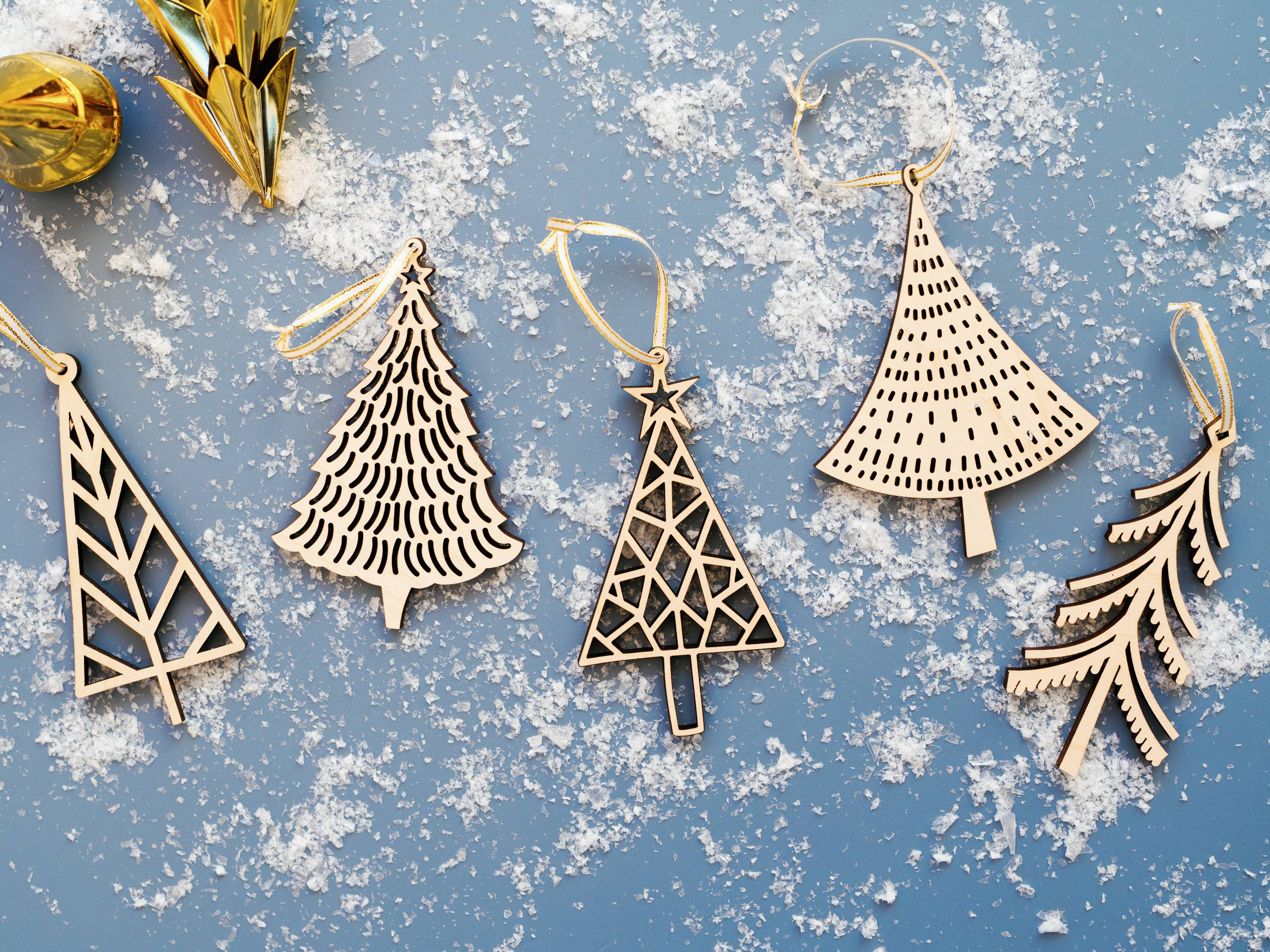 Reece Design Works - Wholesale Ornament - Wood Tree Christmas Ornaments10