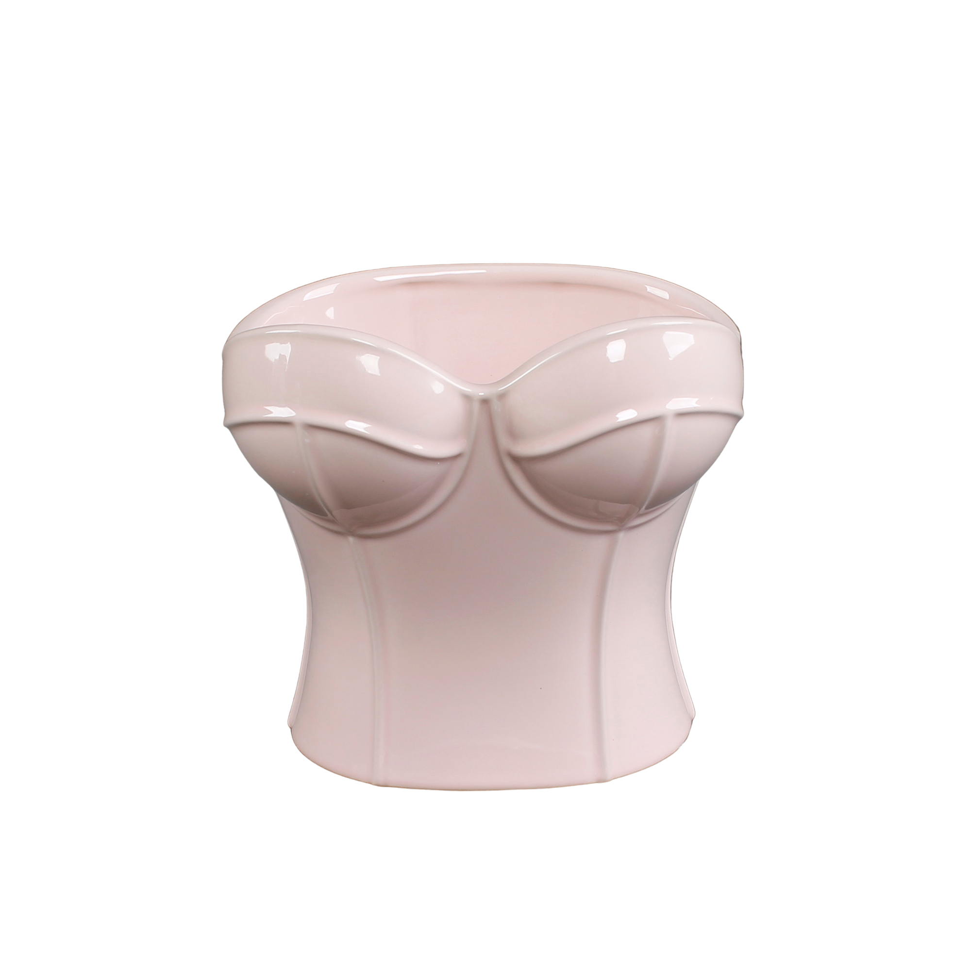 Flora Bunda Inc - Wholesale Vase - Ceramic Corset Planter2