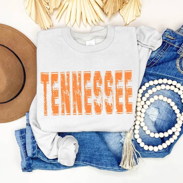 Tennessee Orange Sweatshirt för wholesale av Farmtown Printing Company