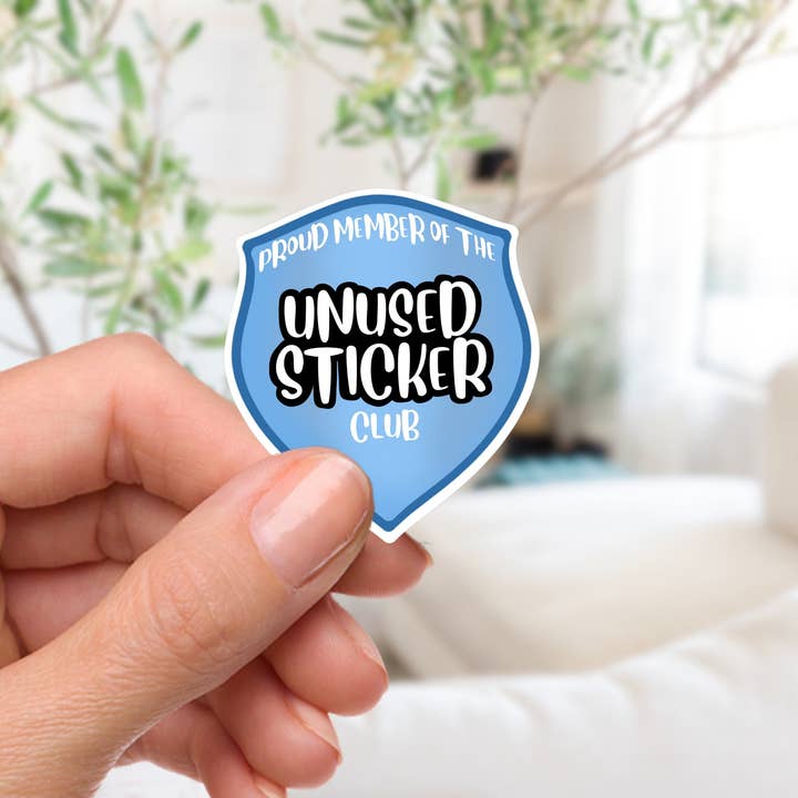 Medlem af Klubben for Ubrugte Klistermærker Klistermærke for engroshandel hos Couch McDoodles