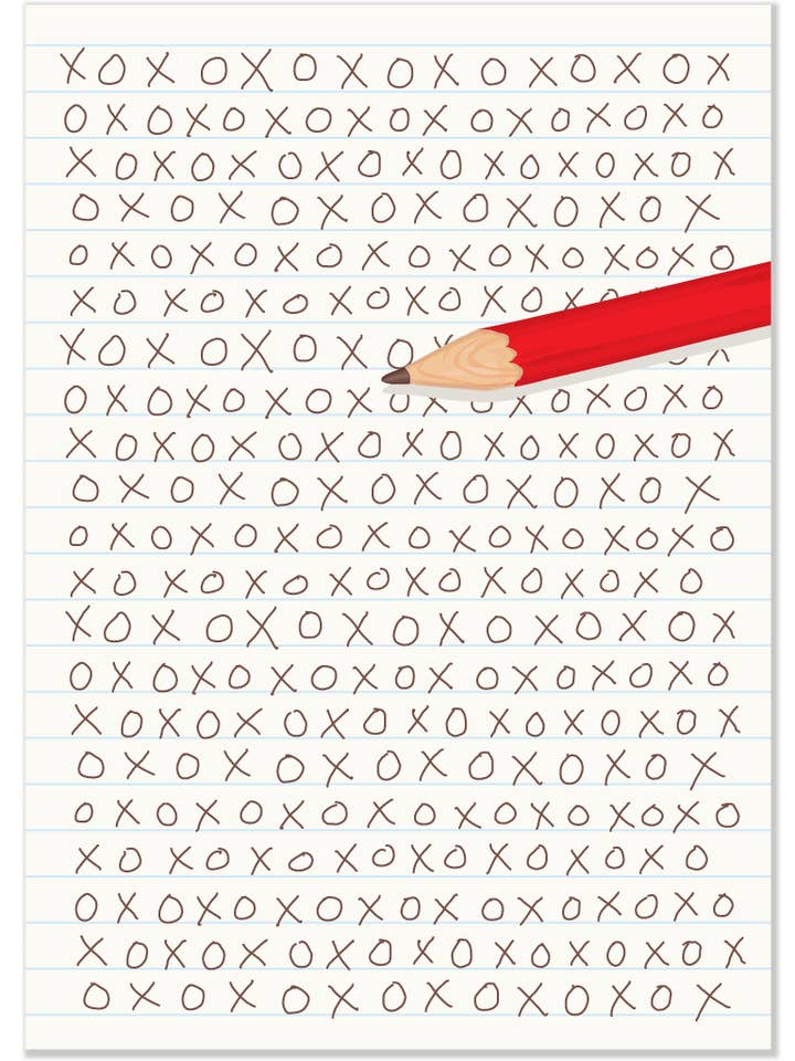 488 câlins et baisers (carte d'amour, carte de Saint-Valentin) pour la vente par Clayboys Cards