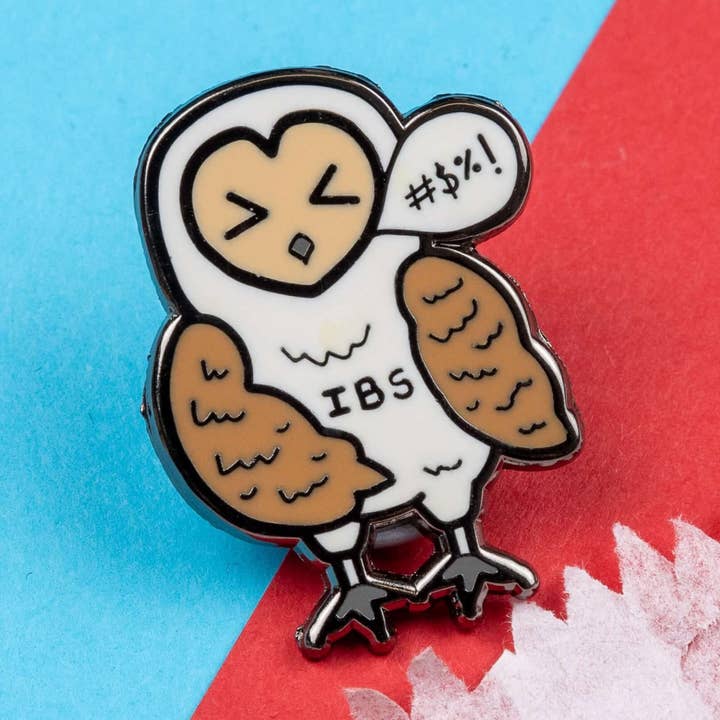 Irritabel ugglesyndrom Emaljstift - Irritabelt tarmsyndrom (IBS) för wholesale av Innabox Ltd