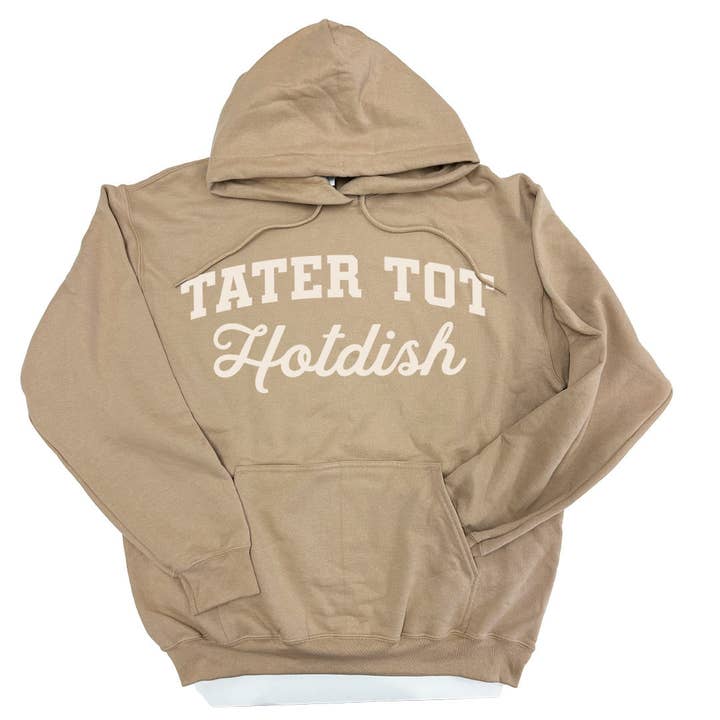Tater Tot Hotdish Hoodie for wholesale by 218 Clothing + Gift
