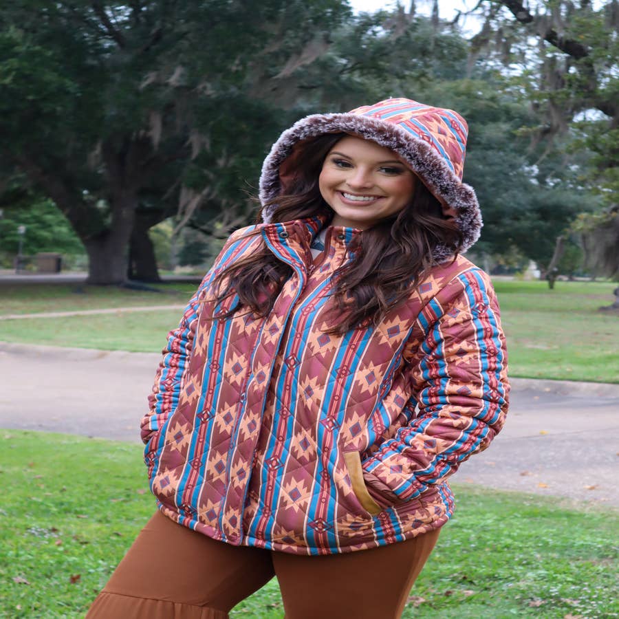 Veveret Soft Fleece Quilted Puffer Sleeve Pullover