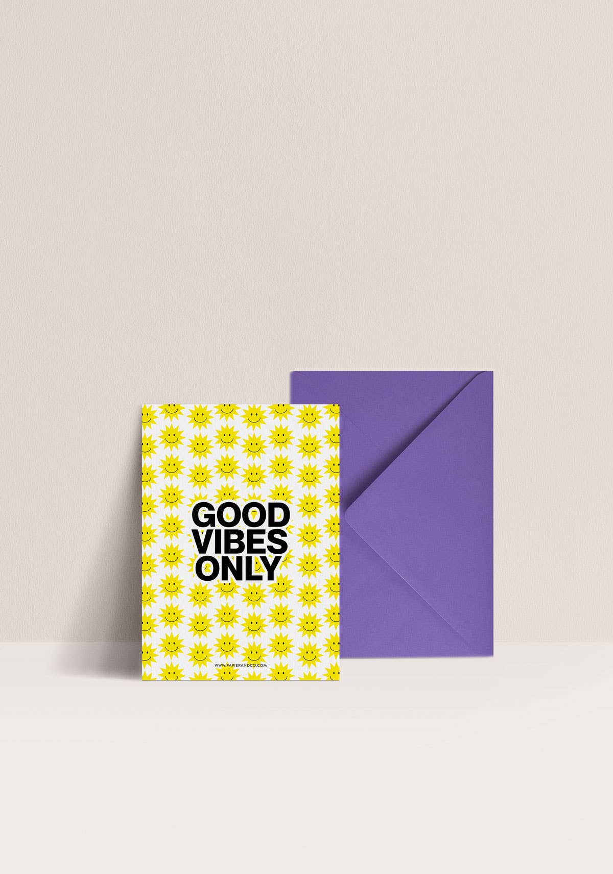 Papier and Co. - Wholesale Everyday Greeting Card - Card - Very good vibes Sun