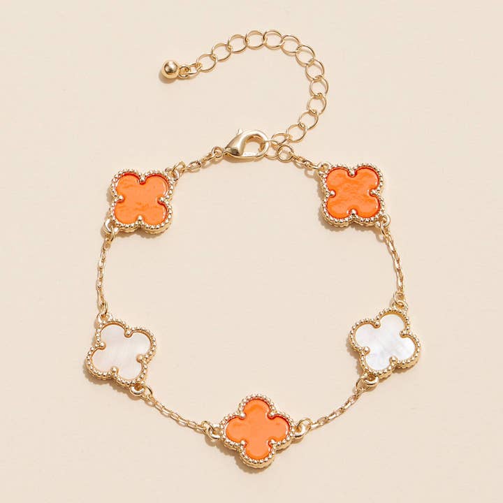 Frem - Wholesale Charm/Dangle Bracelet - Flower Charms Basic Bracelet