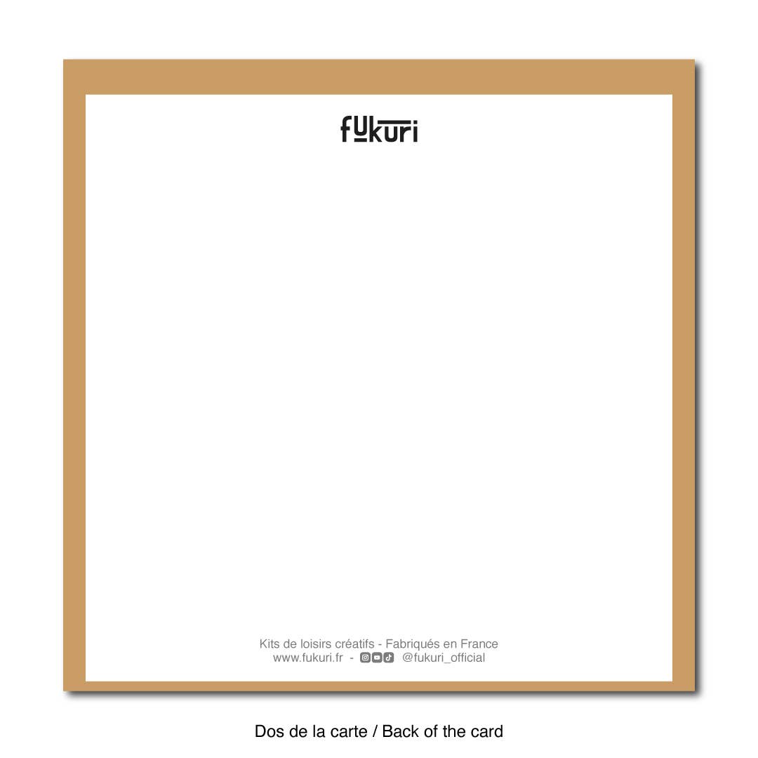 Fukuri – Engroshandel DIY-hobbysæt – Kreativt kort - til at male, farvelægge - Jeg gør noget godt for mig selv2