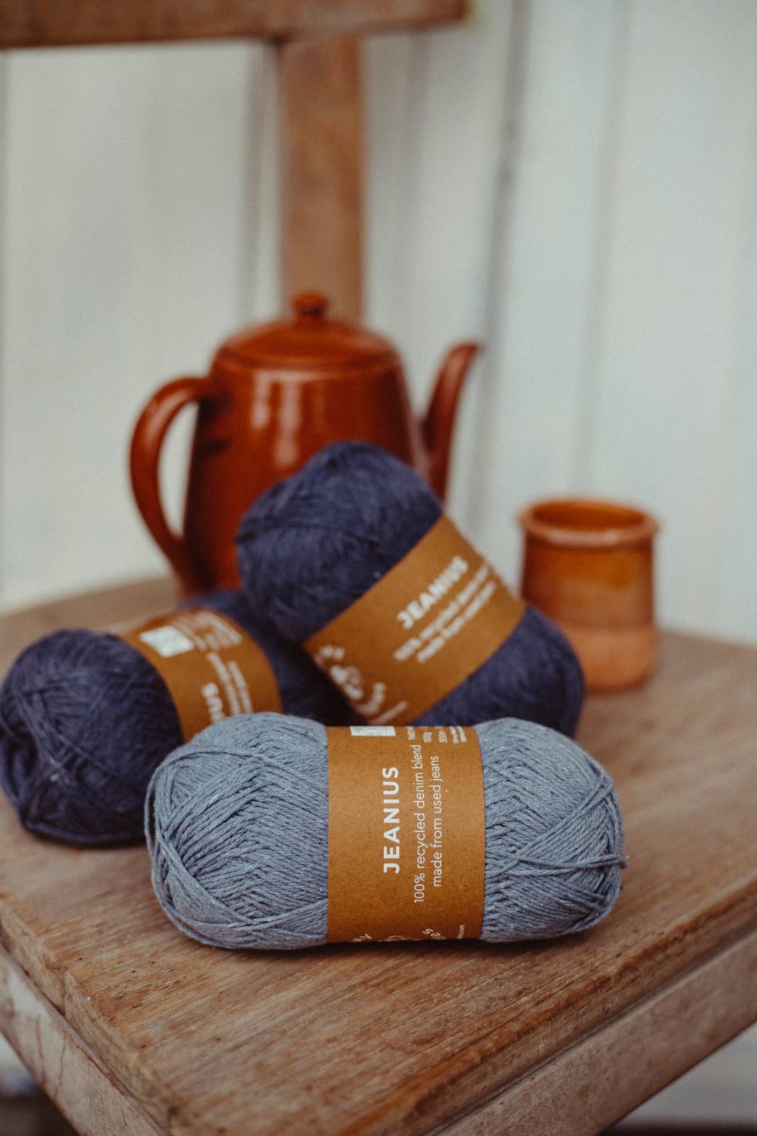 Oh my Pebbles - Wholesale Yarn - JEANIUS - 100% gerecycled yarn from denim textile waste.6