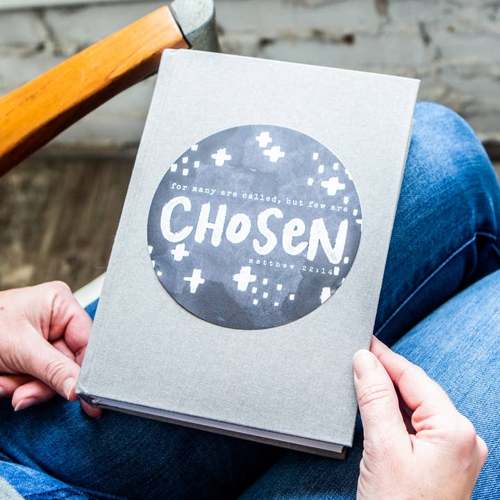 Chosen Bible Flair Vinyl Sticker Decal for Bible for wholesale by Kingfolk Co