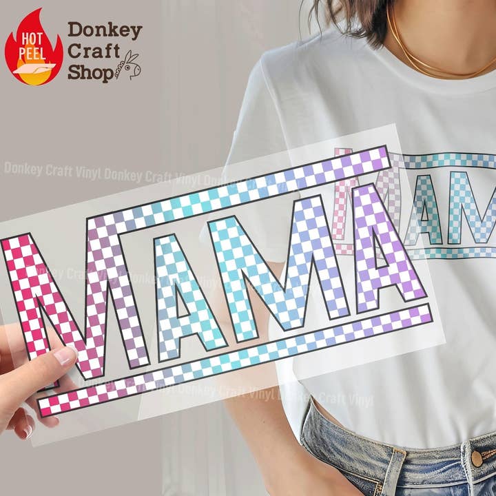 MAMA DTF Transfers, Ready to press for wholesale by Donkey Craft