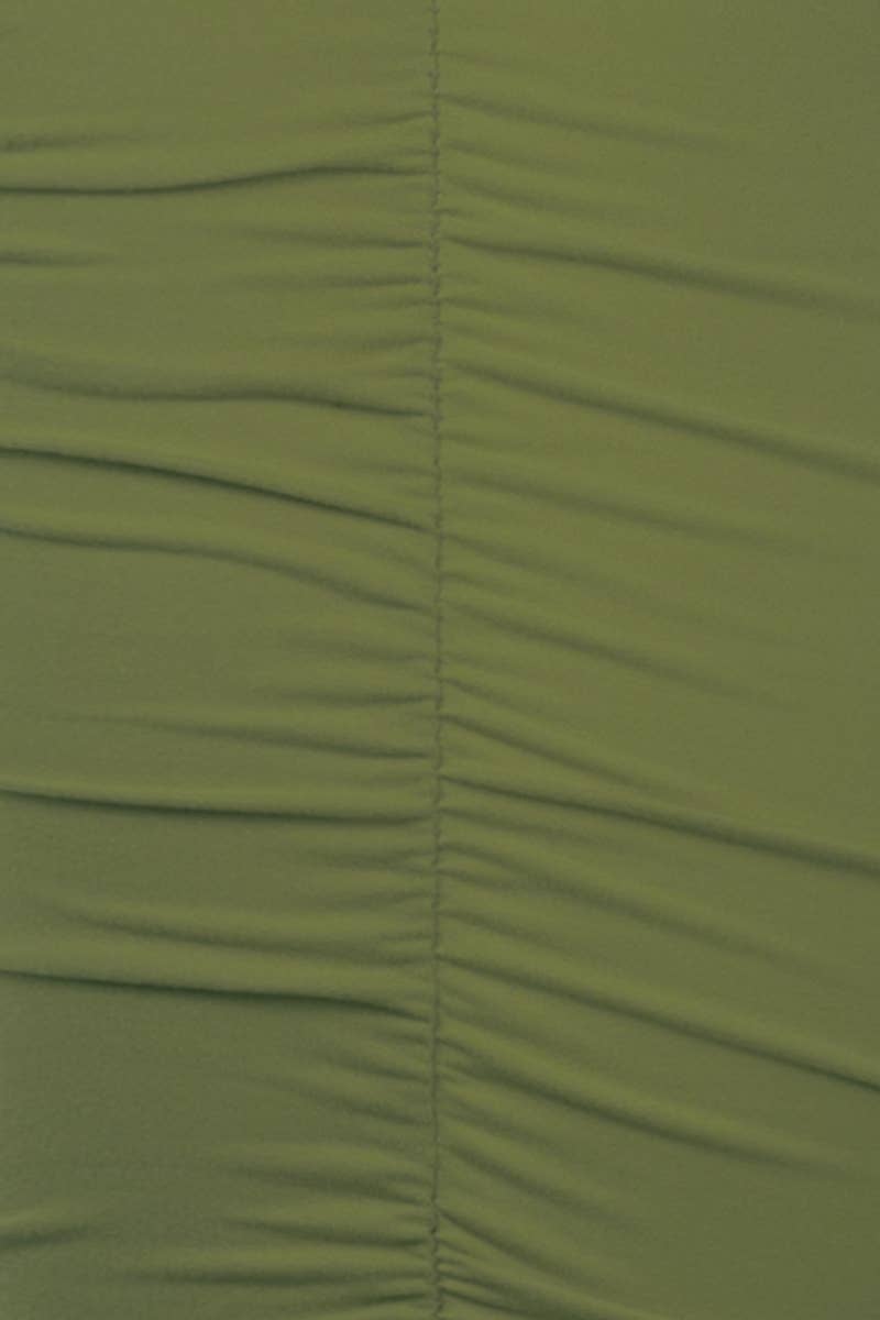 NINEXIS - Wholesale Skirt - Women's - CWBMS070_Slim Fit Ruched Long Pencil Skirt48