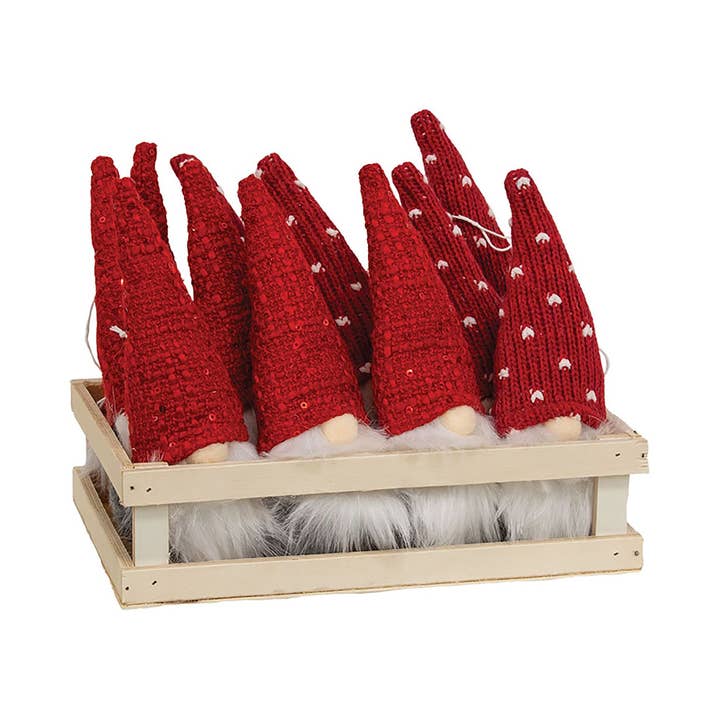 Bright Ideas - Wholesale Decorative Tabletop Object - 12PC Asstd. Valentine Red Gnome w/Crate0
