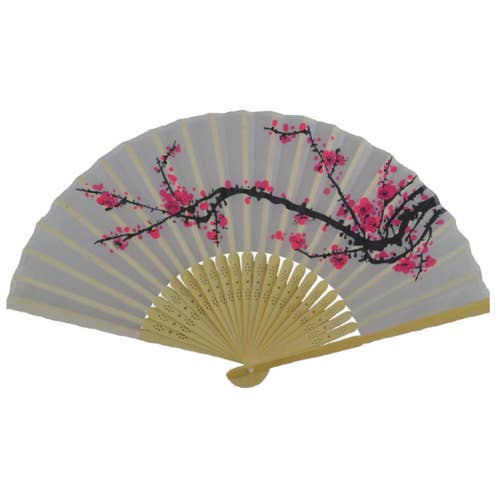 Original Source - Vente Éventail - Ventilateurs en bois de santal - Cherry Blossom0