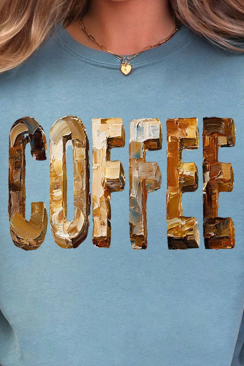 Wholesale Accessory Market - Wholesale Screen Printed T-Shirt - Women's - The Painted Coffee Comfort Colors Adult Ring-Spun Cotton Tee11