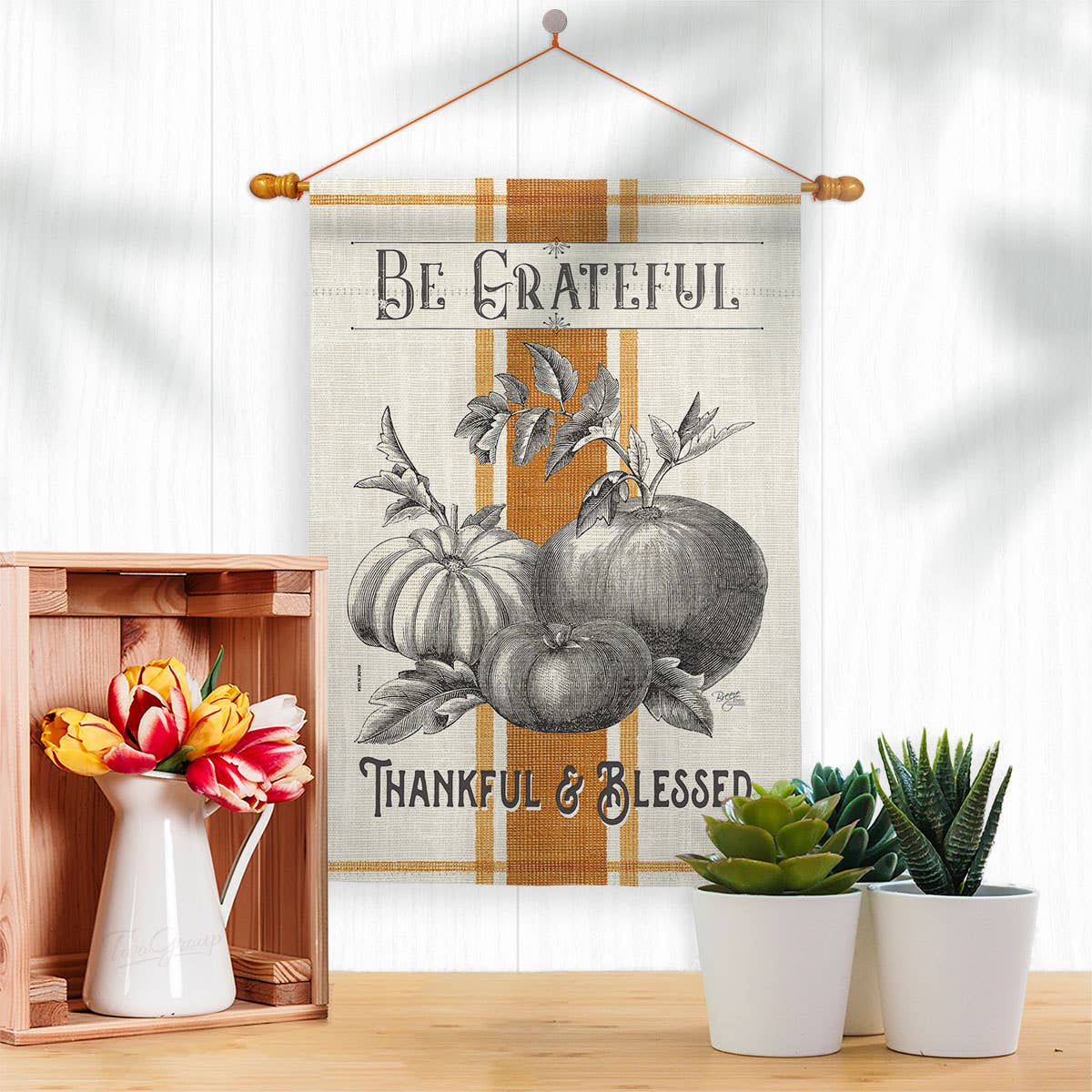 Two Group Flag Co - Wholesale Flag - Autumn Farmhouse Falltime Harvest Decor Flag2