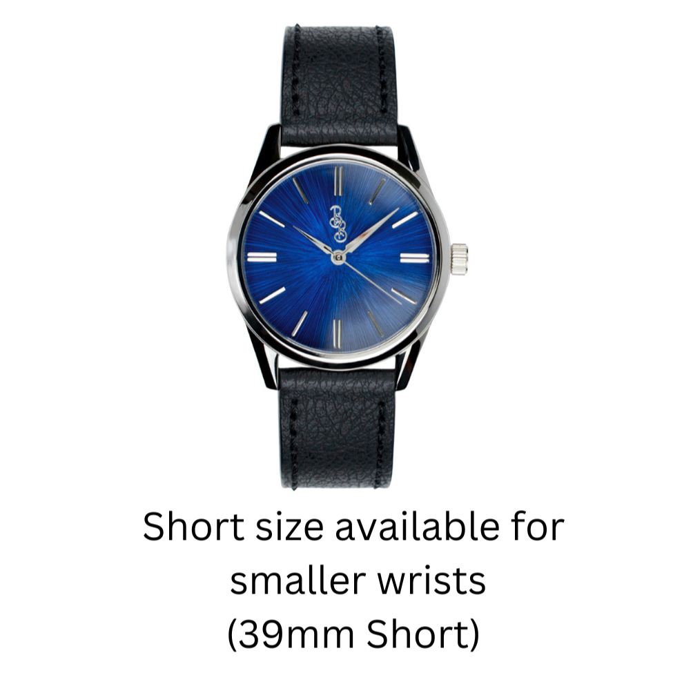 The Beyond Boring Watch Company – wholesale Wrist watch – Men's – Blue Sunburst Watch8