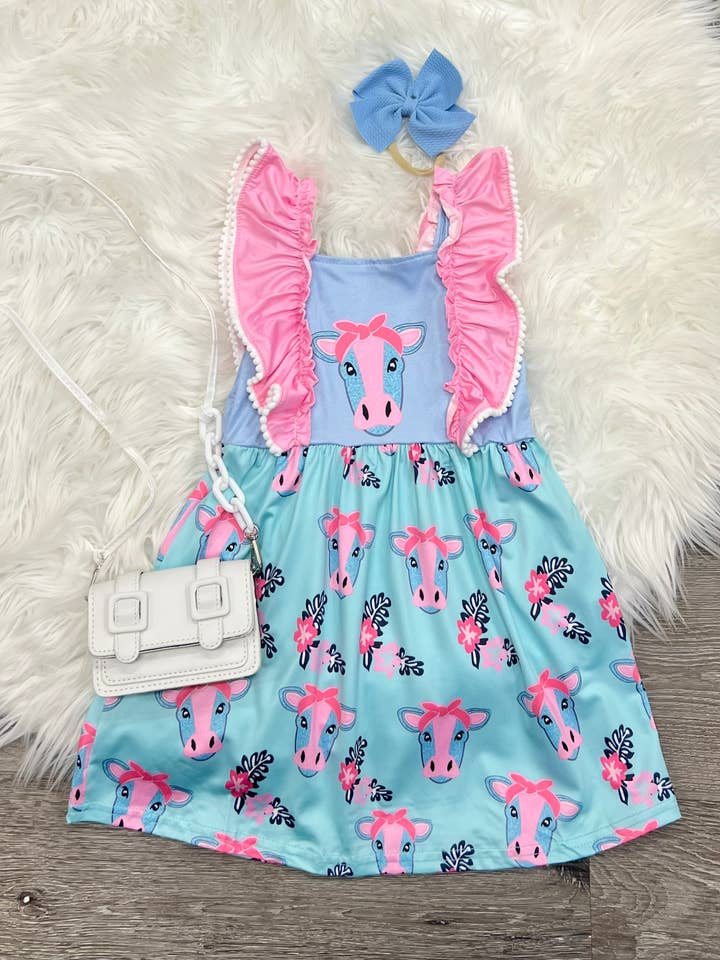 Abito Sassy Cow per la vendita all'ingrosso da parte di Two Cute Boutique LLC