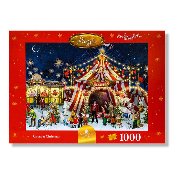 Circus at Christmas Jigsaw Puzzle for wholesale by Alison Gardiner Designs