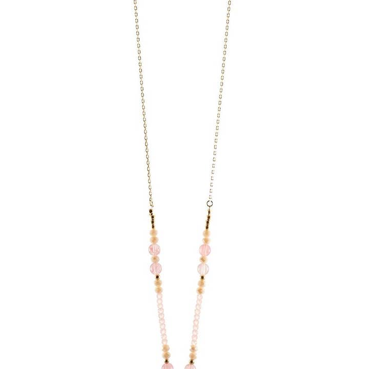 Collier - Blush Lg Cluster Stone pour la vente par Flirt Jewelry