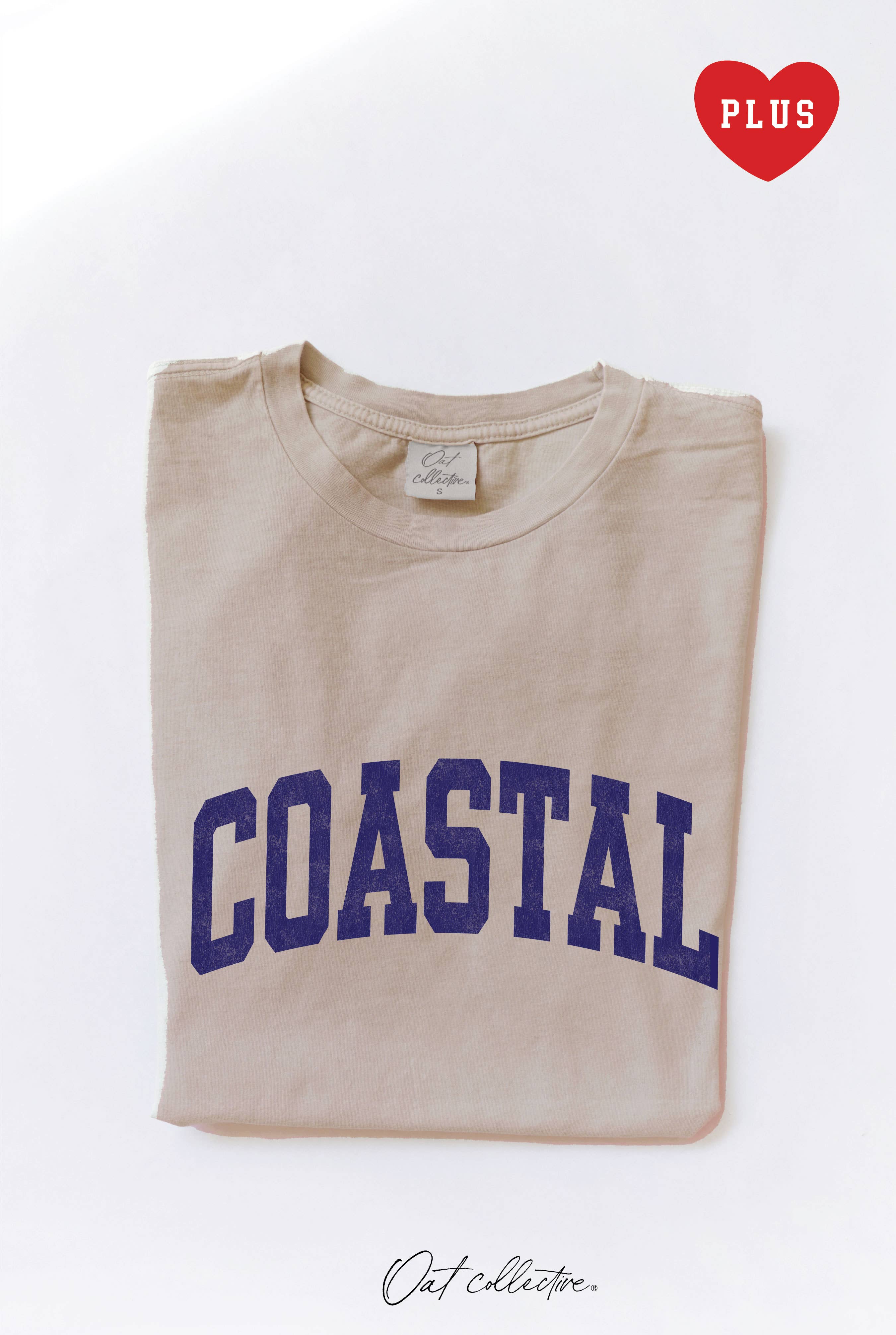 OAT COLLECTIVE - Wholesale Screen printed t-shirt – Women′s - COASTAL Plus Mineral Graphic Top13