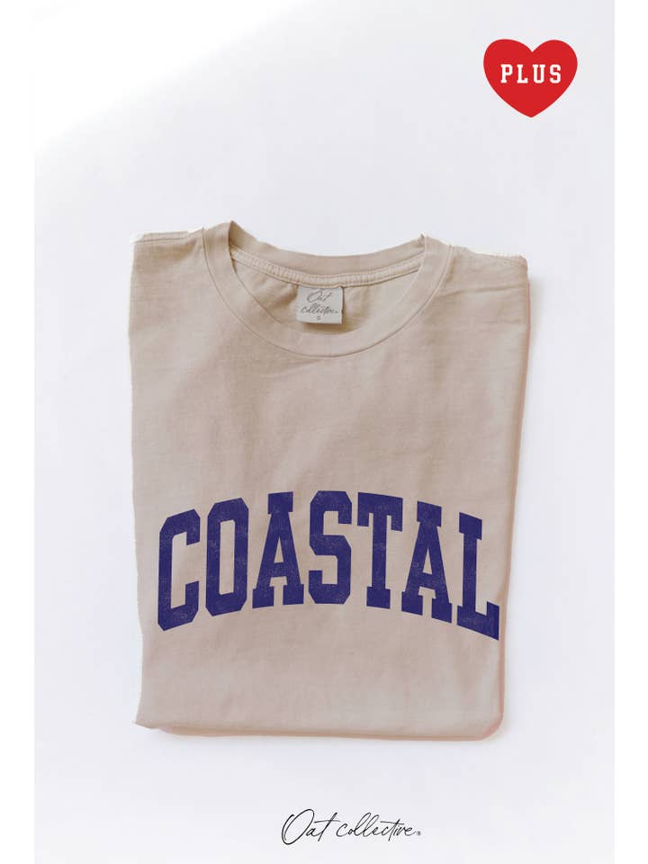 OAT COLLECTIVE - Wholesale Screen printed t-shirt – Women′s - COASTAL Plus Mineral Graphic Top13