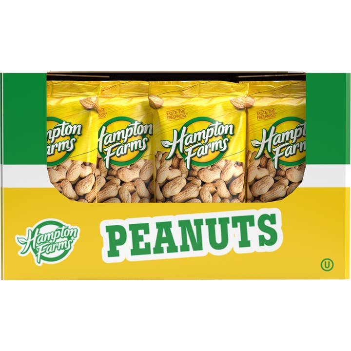 Hampton Farms - Wholesale Nuts - Unsalted Roasted Fancy Inshell Peanuts - 10oz.2
