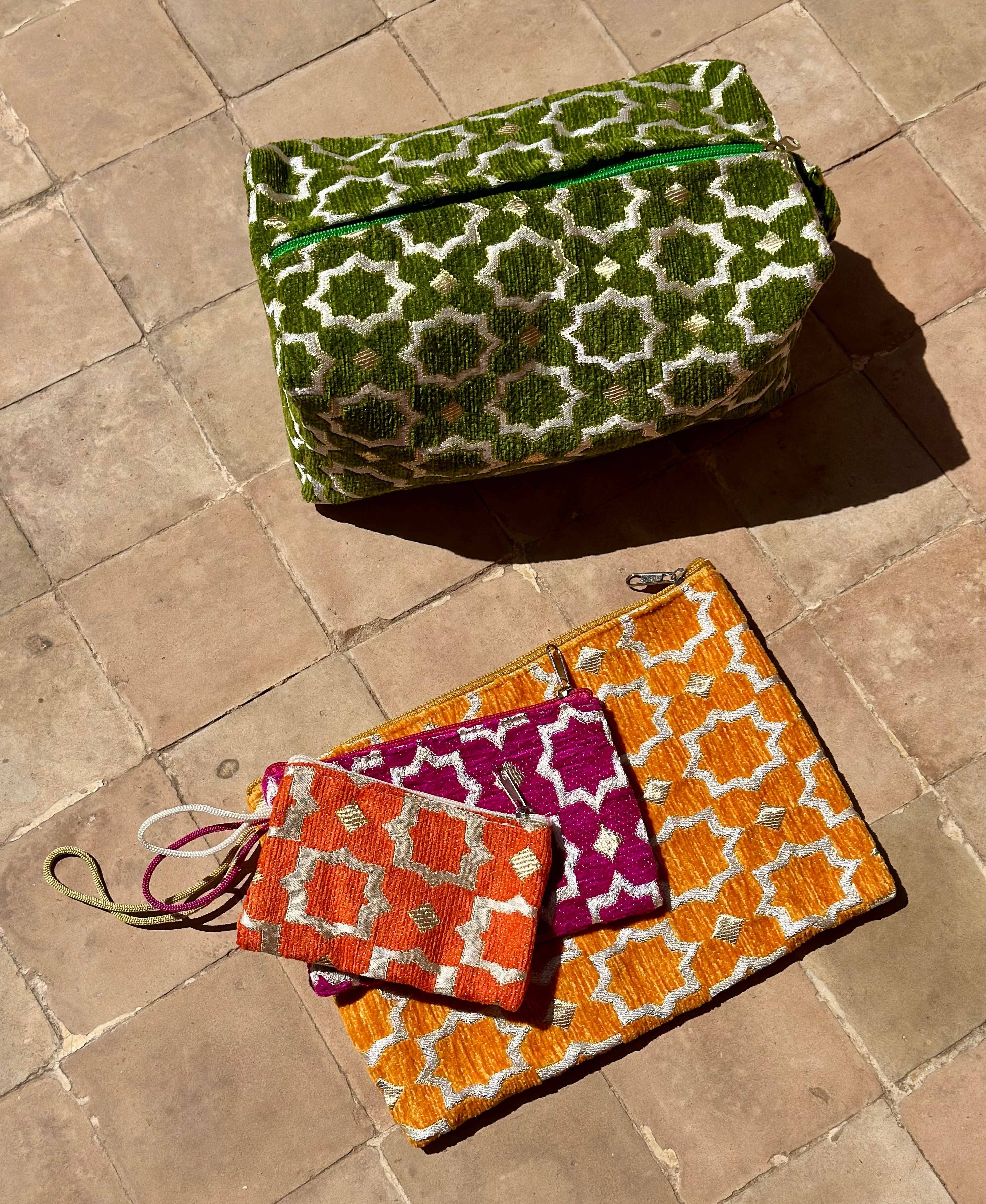 SOUK in the CITY – wholesale Pouch – Women’s – NAJM Medium Upcycled Pouch3